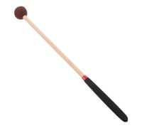 YARNOW Rubber Drum Mallets Wood Handles Rods Soft Nylon Heads for Glockenspiel Teaching and Live Performances Gong Mallet