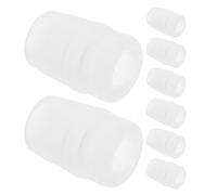YARNOW Running Water Bottle Replacement Mouthpiece 8Pcs Set, Soft Tpu Leakproof Bite Valve Nozzles 1Cm Inner Hole for Trail Running and Hiking