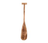 YARNOW Rustic Decorative Wooden Paddle for Dragon Boat Stage Performance, Handcrafted Lightweight Wood Oar with Antique Carbonized Style, Vintage Ocean Art Wall Decor