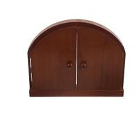 YARNOW Rustic Solid Wood Double Light Switch Cover Proof Electrical Socket Guard Plate 8.86x7.28inch Wooden Wall Switch Protective Cover for Nursery Safety