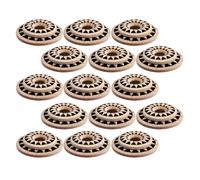 YARNOW Rustic Wooden Sphere Display Stands 30Pcs Multipurpose Crystal Ball Holders for Home Decoration Bookshelf Reading Room and Jewelry Organizer