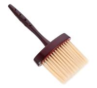 YARNOW Salon Cleaning Broken Brush Duster with Neck Hair Removal for Wooden Handle and Soft Fiber Bristles Effective Tool that Does Not Hurt the Skin for Barber Shop