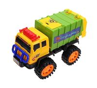 YARNOW Sanitation Car Trucks for Boys Garbage Truck Sanitation Car Pull Back Cars Green Random Color