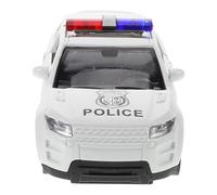 YARNOW Scale Metal Mini Vehicle with Movable Wheels and Opening Doors Realistic Design for Play and Decoration Engaging Police Car