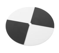 YARNOW Secchi Disk 20cm Plastic Water Clarity Tester with Dual-sided Black and White Grid for Pond and River Management, Enhanced Visibility in Low Light for Field Research