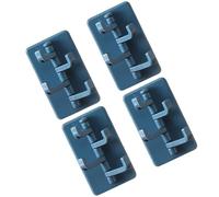 YARNOW Self-Adhesive Rotatable Four Claw Hooks Made of Abs Material Wall Mounted Utility Hooks 4 Pcs for Hanging Scarves and Belts, for Home and Office Organizing