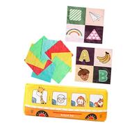 YARNOW Sensory Tissue Box with Crinkle Sounds for Newborns Cloth Tissue Box Early Learning with Vibrant Colors and Bus Design Enhances Hand Eye Coordination and Creativity for Year