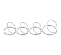 YARNOW Set of 4 Silver Metal Guitar Finger Picks and Thumb Pick for Practical Use, Wear Resistant Hollow Design Suitable for Folk Guitar Playing