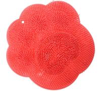 YARNOW Shower Foot Massager Back Rub Pad Suction Cup Foot Scrubber for Bathroom Cleaning Silicone Massage Pad for Skin Exfoliating in Shower
