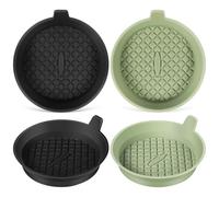 YARNOW Silicone Car Cup Holder Coasters Removable Resistant to Cracking 4 Pcs Easy Cleaning Vehicle Drink Holders Interior Accessories