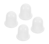 YARNOW Silicone Cupping Massage Set 4pcs, Portable Manual Suction Cups for Body and Facial Therapy, Supple Vacuum Cupping Device Suitable for Home Relaxation and Muscle Relief