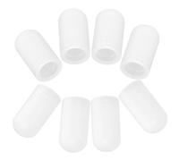 YARNOW Silicone Drumstick Caps Improve Rhythm Lightweight 10pcs Drum Mute Tips Silent Drumstick Practice Tips for Practicing at Home Or on The Go