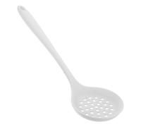 YARNOW Silicone Kitchen Utensils Skimmer Spoon White Heat Resistant Non-Stick Strainer for Hot Pot Cooking Essential Kitchen Tools