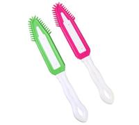 YARNOW Silicone Pet Hair Removal Comb Soft and Sturdy Material for Dogs and Puppies 2pcs Hollow-out Design for Effective and Dander Removal for Grooming and Cleaning Pets