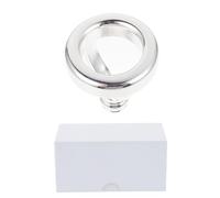 YARNOW Silver-plated Brass French Horn Mouthpiece Accessory Smooth Surface and Easy to Clean Design for Intermediate Players and Students
