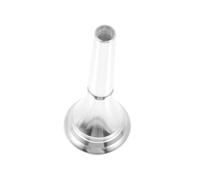 YARNOW Silver Plated Brass Horn Mouthpiece French Horn Accessory for Students Intermediate and Professional Players Smooth Surface Easy to Clean 2.55 X 0.98 X 0.98 in