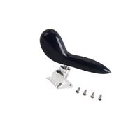 YARNOW Silver Plating Bassoon Saddle Rest Base Accessory Ergonomic Design for Enhanced Comfort Easy Install Remove Durable Woodwind Instrument Part Black