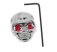 YARNOW Skull Metal Potentiometer Caps for Electric Guitar Volume Knob Bass Guitar Tone Control Dome Knob Music Instrument Accessory
