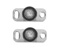 YARNOW Sliding Door Bottom Guide 2pcs Provides Additional Security Stainless Steel and Prevents Doors from Moving, Modern Sl esign for Commercial and Contemporary Residential Spaces