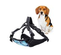 YARNOW Small Dog Harness Vest Oxford Cloth Pet Safety Harness Vest Haulage Cable and Breathable Mesh Tape Comfortable for Medium and Large Dogs
