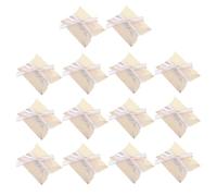 YARNOW Small Favor Boxes Paper Polyester Material, Well-protected and Easy Assembly 50pcs Pillow Shaped with Ribbon Candy Gift Boxes for Wedding and Party Favors