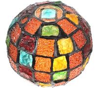YARNOW Small Lampshade Only Glass Lamp Shade Cover with E26/e27 Base Design for Ceiling Lamp, Decorative Light with Beautiful Colours and Elegant Appearance, for Offices and Study Rooms