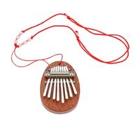 YARNOW Small Portable 8 Keys Kalimba Finger Piano Musical Instrument for Beginners Wooden Mini Thumb Piano Suitable for Travel and Music Learning
