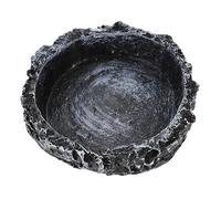 YARNOW Small Reptile Water Dish Tarantula Pet Bowl Tortoise Food Container Leakproof Resin Turtle Dish for Reptile Feeding