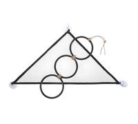 YARNOW Snake Enrichment Toys: Reptiles Hammock with Suction Cup - Gym Plastic Rings for Snake Climbing Toy Exploring Tank Accessories