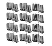 YARNOW Solar Panel Wire Clips for Managing Module Wires Stainless Steel 30pcs Grooves Design and Fixing Cables, Suitable for Trailers and Photovoltaic Cable Applications
