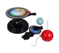 YARNOW Solar System Three Sphere Model Educational for - Earth, Moon, Sun Orbital Science Kit - Planetary Motion Globe for Classroom Learning and Space Projects