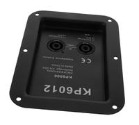 YARNOW Speaker Terminal Junction Box Speaker Connector Iron Wire Cup Connector for Loudspeaker Easy to Install Lightweight Square Plate for Stage Equipment