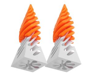 YARNOW Spiral Cone Fidget Set Material 2pcs with Unique Impossible Pyramid Design for Desktop Decoration and Stress Relief in Office Or Living Room