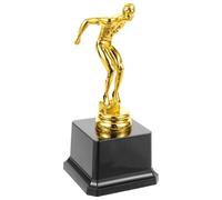 YARNOW Sports Competition Plastic Trophy Cup Small Gold Diving Award Trophy for Teens Swimming and Long Jump Matches