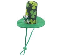 YARNOW St Patricks Day Dog Cap Puppy Cosplay Hat Lightweight Comfortable Polyester Cotton Charming Pattern Design Fashion Accessory St Patrick's Day Pet Hat for Dogs and Cats