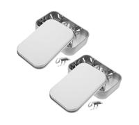 YARNOW Stainless Steel Finger Picks 2 Sets Ergonomic Metal Finger Sleeves Guards with Storage Box for Acoustic Guitar Banjo Ukulele Bass Instrument Accessories
