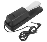 YARNOW Sustain Pedal for Keyboards Durable Accessory for Digital Pianos Non Slip Base Design Compatible with All Electronic Keyboards Black Random Style