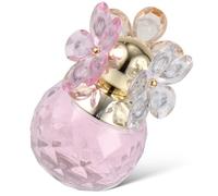 YARNOW Sweet Perfume 60ml Glass Spray Bottle Crystal Flower Design for Carrying Essential Oils for Morning Routine