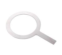 YARNOW Tea Making Baking Drinks Baking Cup Cover Stainless Steel with Handle and Lightweight Easy to Use Protective Rim for in Restaurants and Cafes