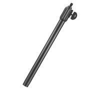 YARNOW Telescopic Adjustable Microphone Boom Arm with 3/8 Inch Screw Head Adapter, Black Iron Extendable Mic Stand Pole Featuring Quick Attachment and Detachment for Professional Studio