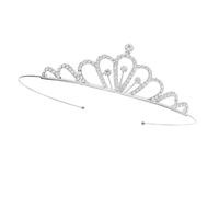 YARNOW Tiara Crown and Wedding Charm Elegance Adds Delicate for Elegant Rhinestone with Alloy Frame, Hand-made Accessories Bridal Costume Party