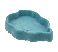 YARNOW Tortoise Drinking Dish Pet Water Bowl Corner Bowl Reptile Feeding Dish for Turtle Gecko Leopard Tank Accessories