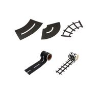 YARNOW Traffic Washi Tape with Road and Railway Patterns DIY Train Track Decals and Traffic Sign Stickers for Creative Play Easy Peel Portable Craft Tape for Boys