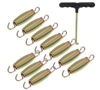 YARNOW Trampoline Springs Replacement Parts Galvanized Steel Sturdy Portable Convenient Springs Outdoor Trampoline Accessories Set with Tension Tool for Secure Installation and Wind