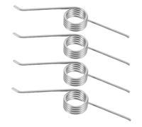 YARNOW Trash Can Lid Mechanism Springs 4 Pcs 0.9X7X115° Wire Replacement for Small Touchless Trash Can Covers Bathroom Waste Bin Repair