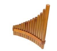 YARNOW Tuned Bamboo Pan Flute Portable Panpipe Professional Pan Musical Instrument for Boys and Girls Music Education