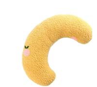 YARNOW U-shaped Neck Pillow Washable Soft Kitten Sleeping Cushion Tiny Yellow Cushion for Cats and Dogs for Travel and Home