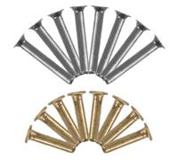 YARNOW Umbrella Repair Rivet and Rib Fittings 16pcs Alloy Rivets for Umbrella Assembly Versatile Kit for Umbrellas On-the-Go Repairs