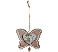 YARNOW Unfinished Wooden Butterfly Picture Frame for Doors and Christmas Trees, Compact Mini House Decor with Blank Surface for Painting, for Classroom Projects and Craft Displays