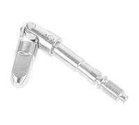 YARNOW Universal 2 Pump Jack Accessories 130mm Shaft Drop Switch Dual Pump System Iron Material with Iron Ball Oil Seal Silver Finish for Trailer Jack Supplies Easy Operation at Different